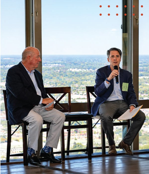 Photo of Bill Skinner and Oren Schmidt