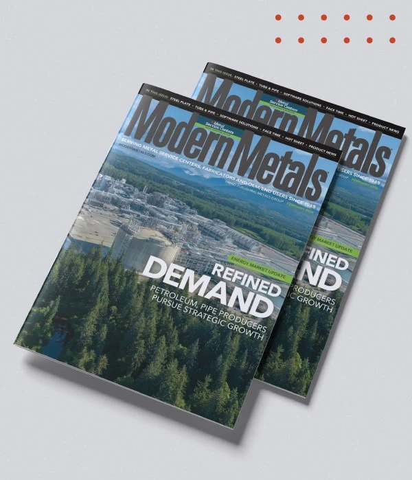 Cover of Modern Metals Magazine