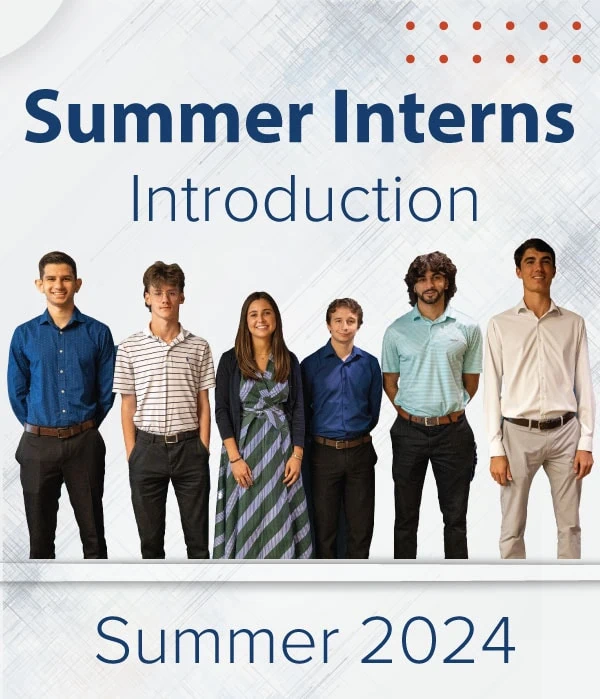 Summer Interns Introduction