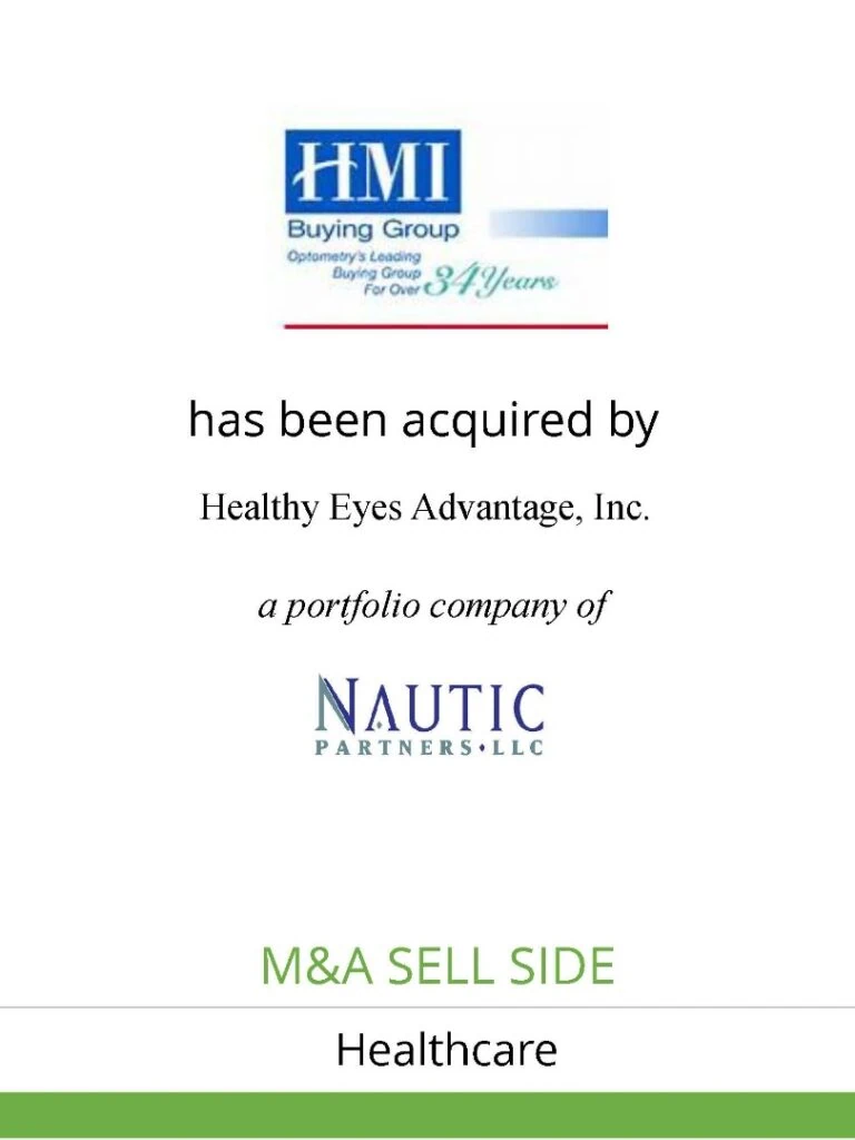 Healthy Eyes Advantage Acquires HMI Buying Group