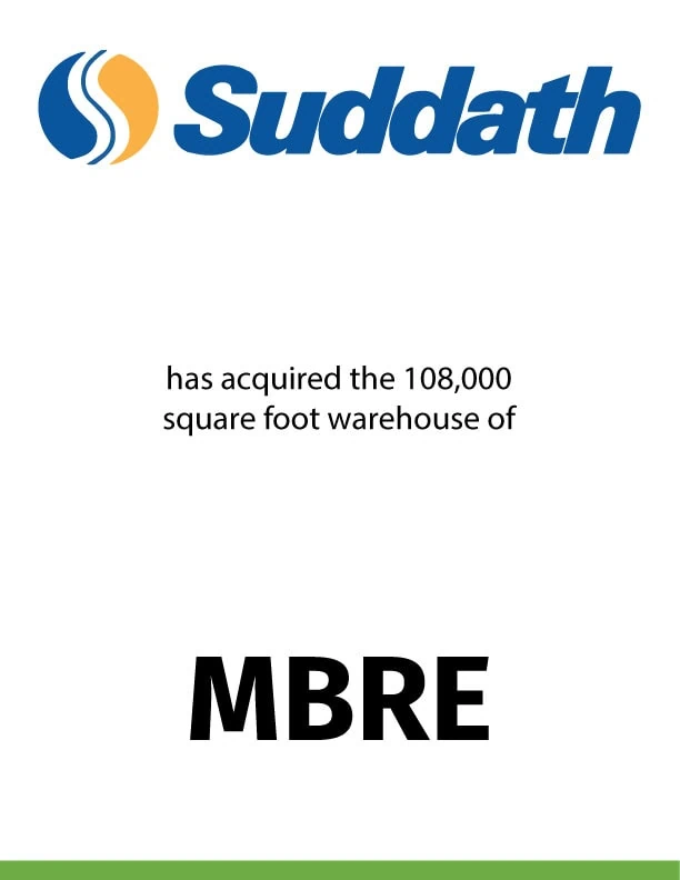 MBRE Sold Real Estate to The Suddath Companies