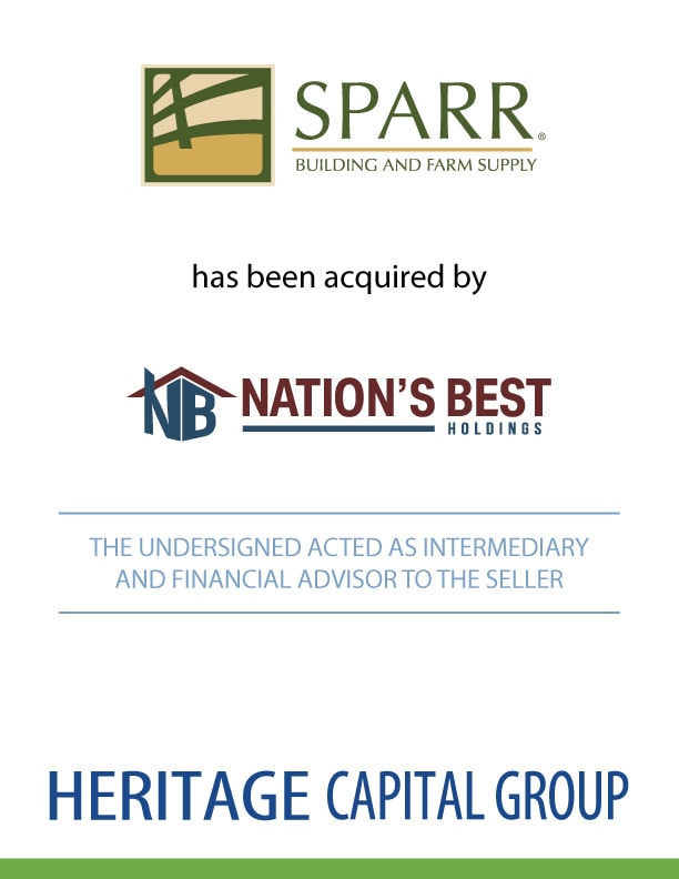 Sparr Building and Farm Supply Has Been Purchased by Nation’s Best